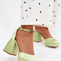  Sandály na podpatku  model 226914 Step in style 