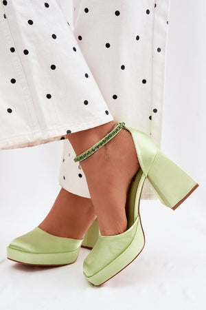  Sandály na podpatku  model 226914 Step in style 