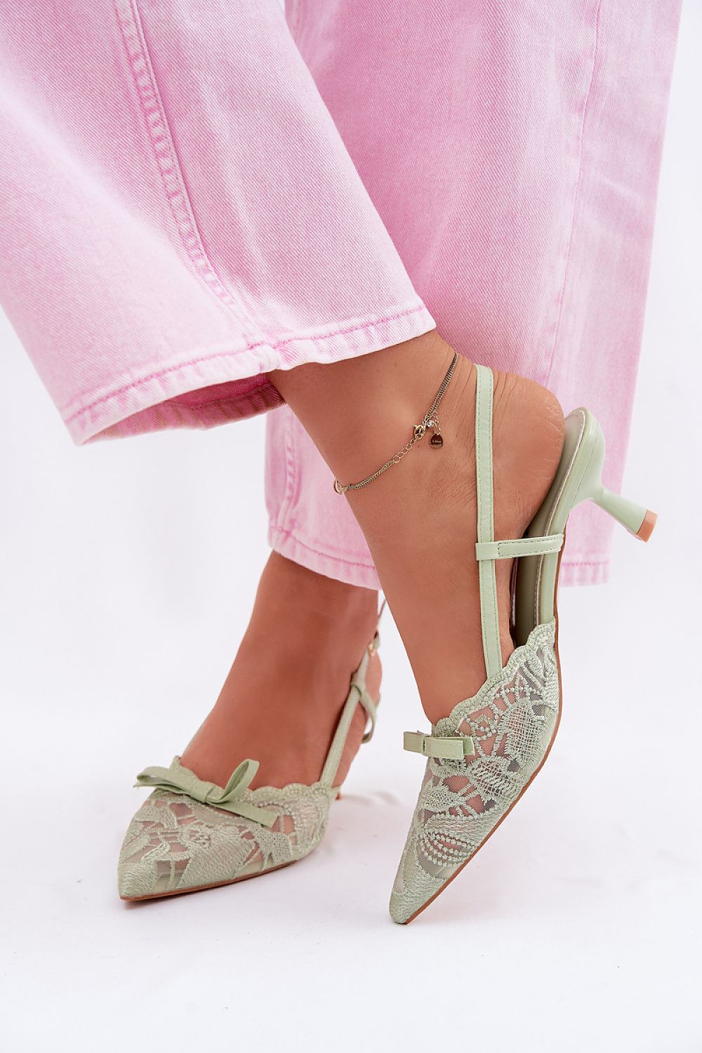  Sandály na podpatku  model 226923 Step in style 
