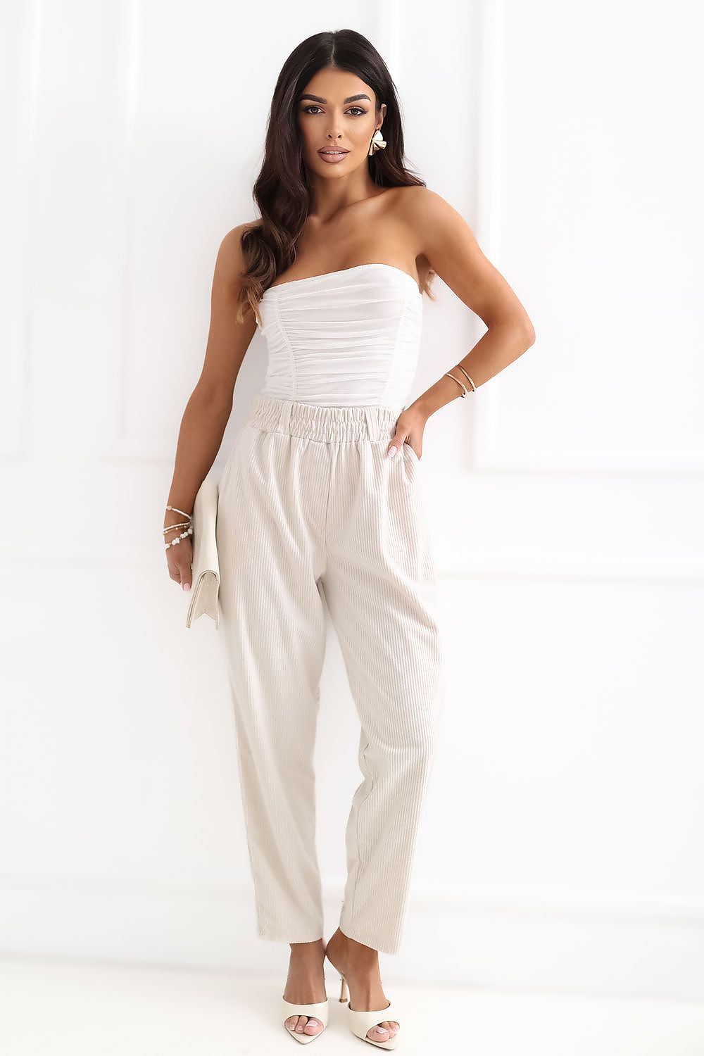  Kordové kalhoty model 226967 Rue Paris 
