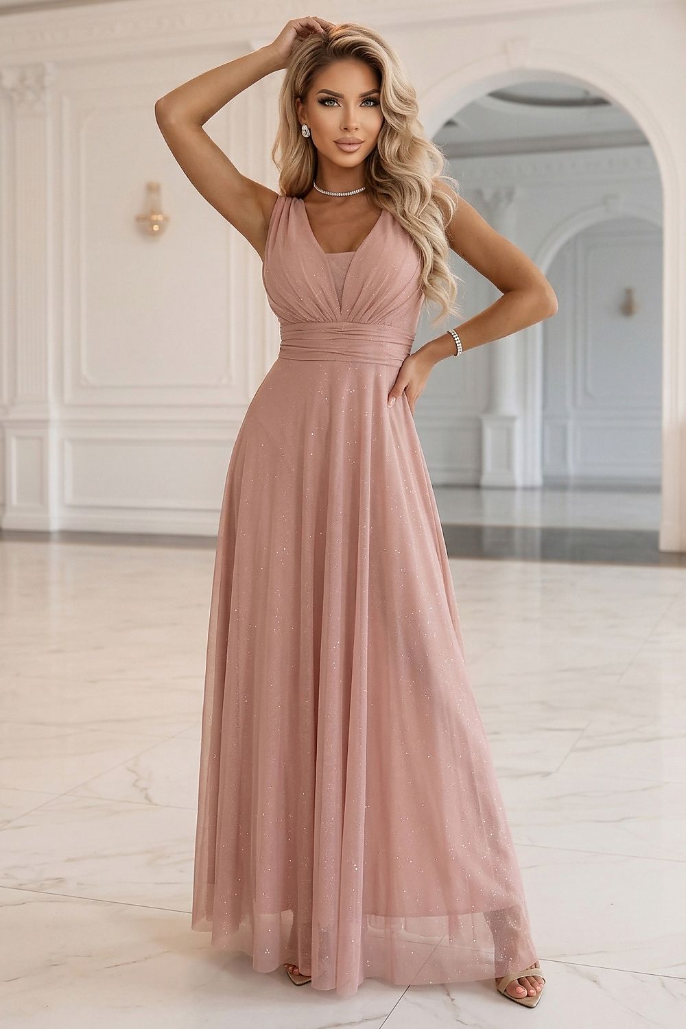  Dlouhé šaty  model 227074 Numoco 