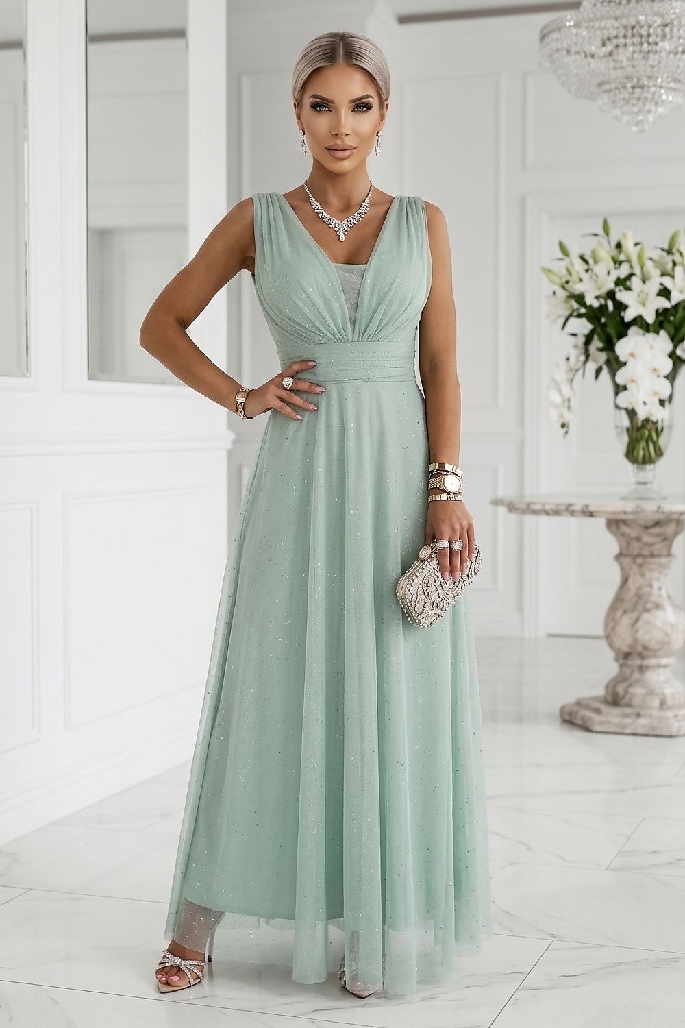  Dlouhé šaty  model 227075 Numoco 