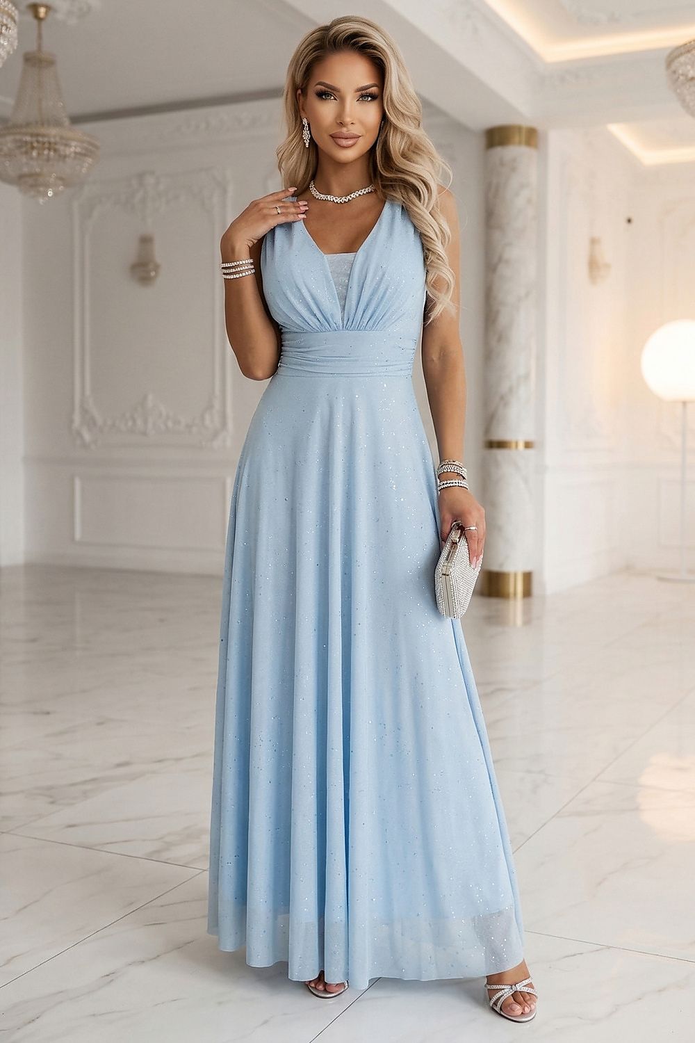  Dlouhé šaty  model 227077 Numoco 