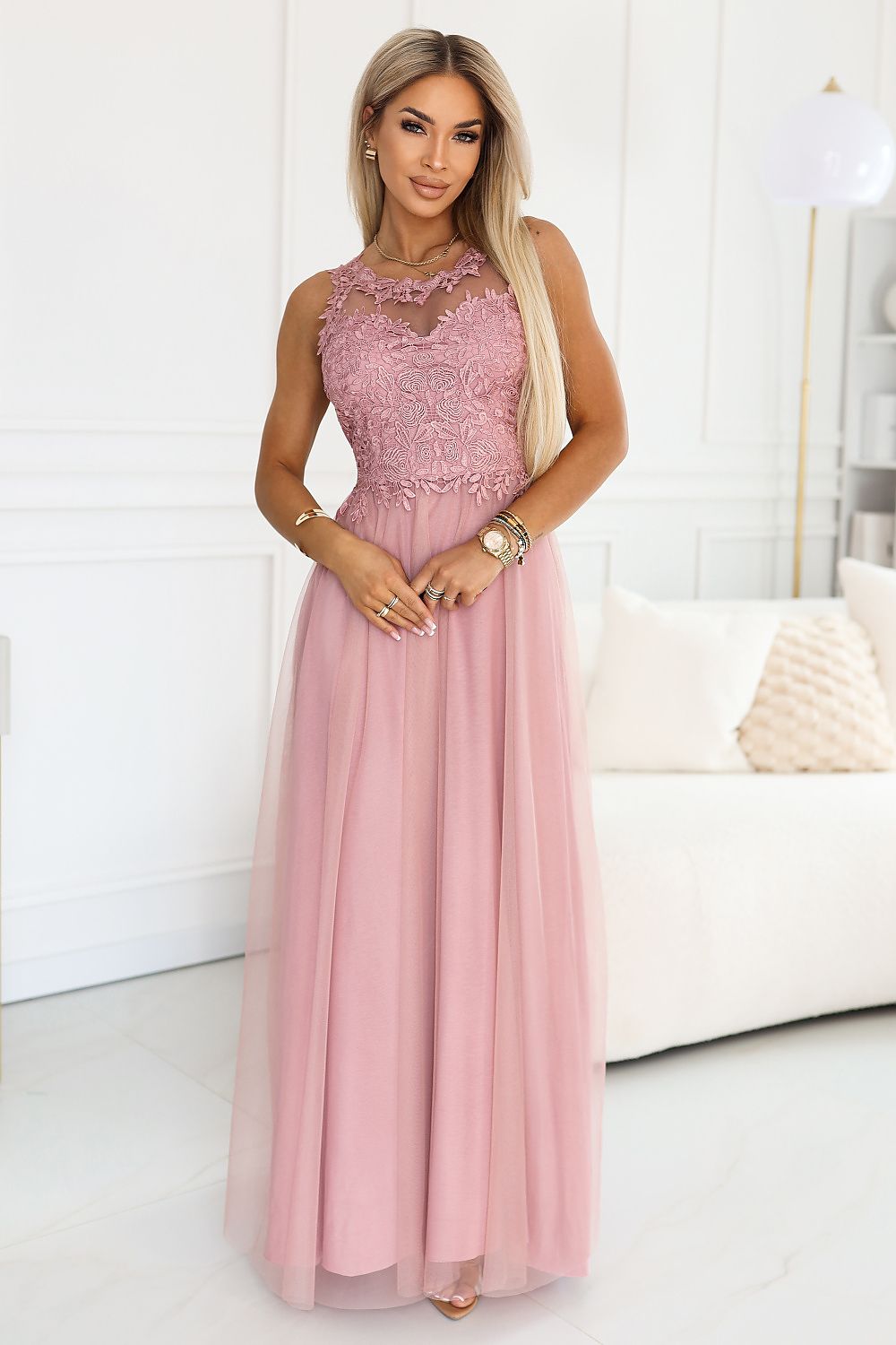  Dlouhé šaty  model 227104 Numoco 