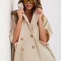 Plášť  model 227360 Rue Paris 