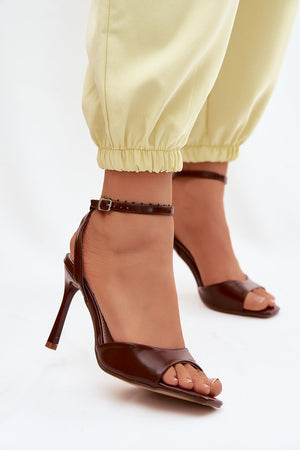  Sandály na podpatku  model 227434 Step in style 