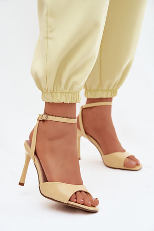  Sandály na podpatku  model 227435 Step in style 