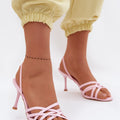  Sandály na podpatku  model 227436 Step in style 