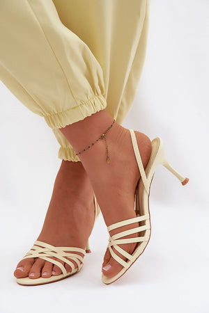  Sandály na podpatku  model 227437 Step in style 