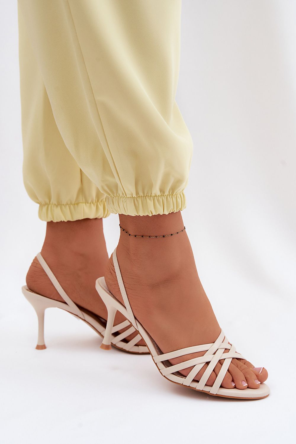  Sandály na podpatku  model 227438 Step in style 