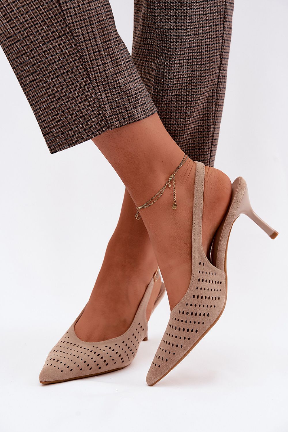  Sandály na podpatku  model 227441 Step in style 