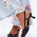  Sandály na podpatku  model 227444 Step in style 