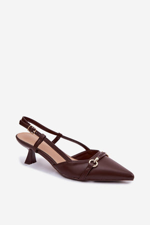 Sandály na podpatku  model 227446 Step in style 