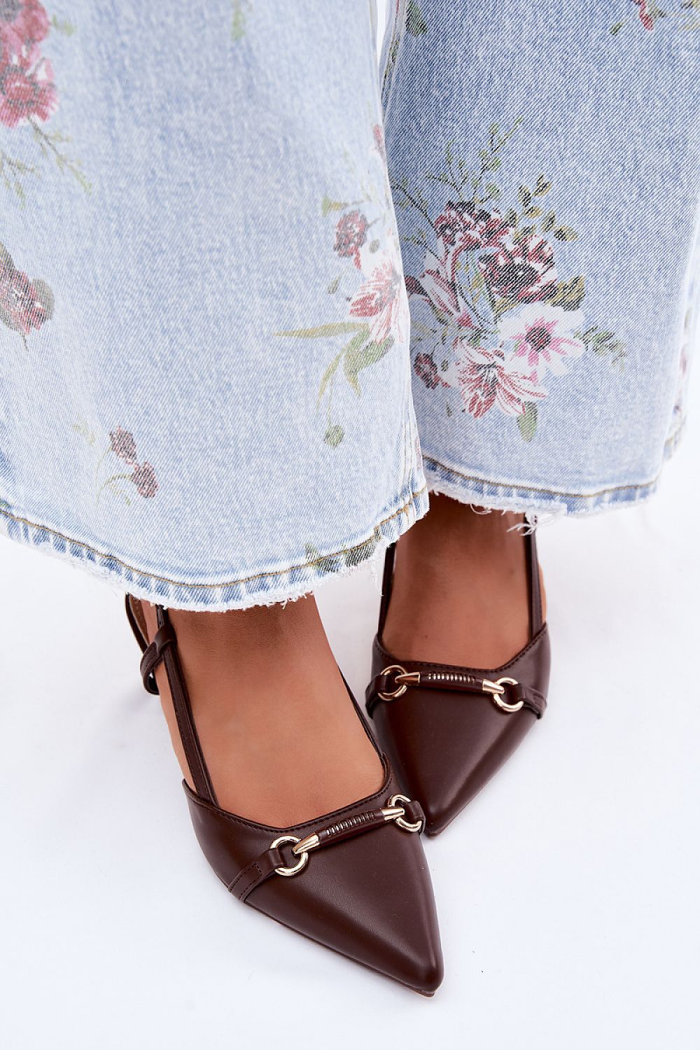  Sandály na podpatku  model 227446 Step in style 