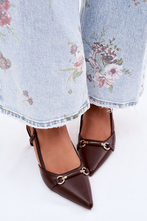  Sandály na podpatku  model 227446 Step in style 