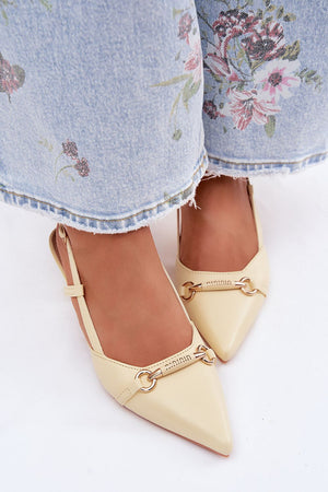  Sandály na podpatku  model 227447 Step in style 