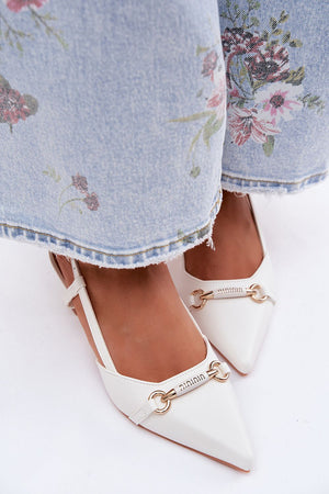  Sandály na podpatku  model 227448 Step in style 