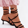 Sandály na podpatku  model 227451 Step in style 