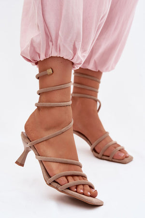  Sandály na podpatku  model 227452 Step in style 