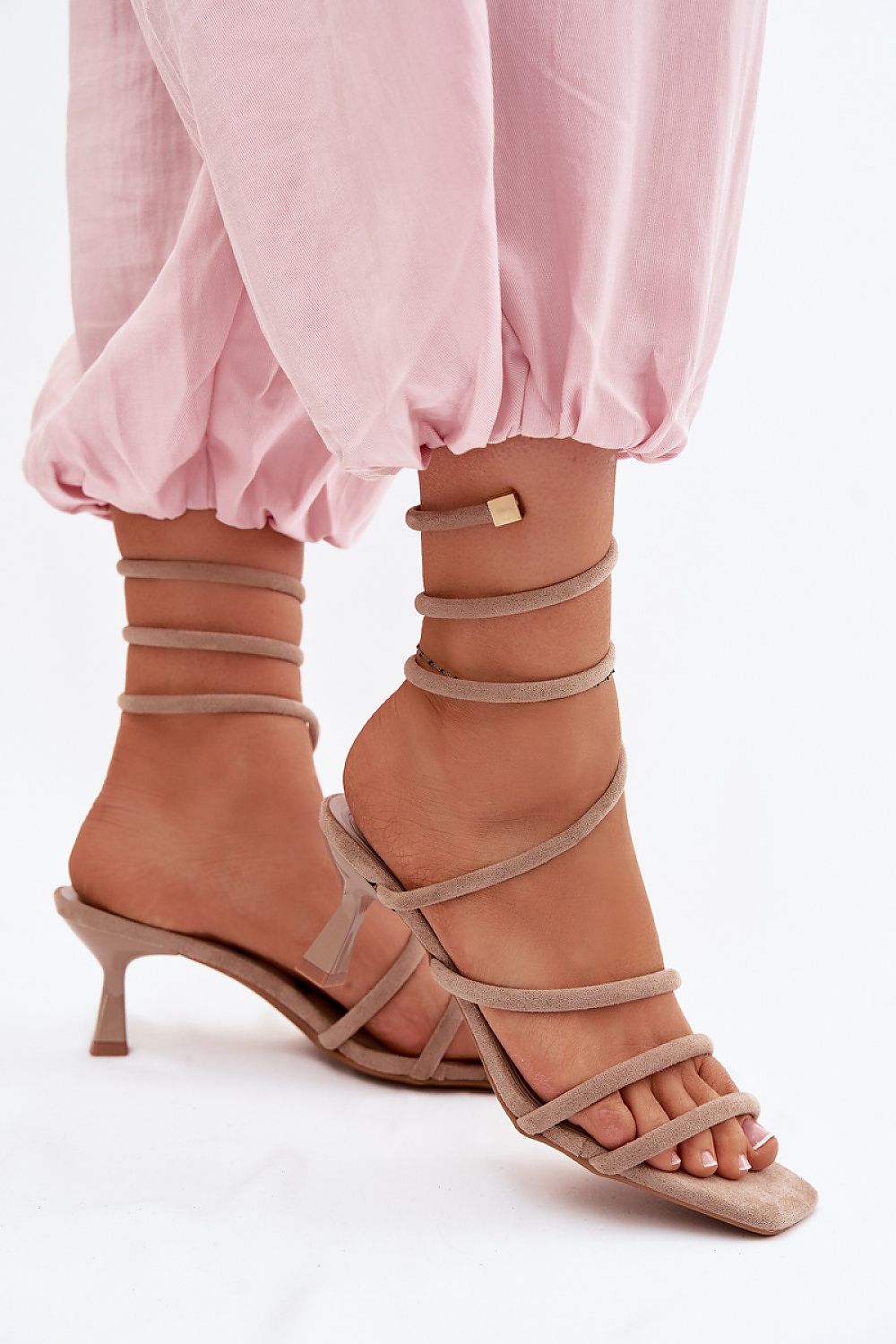  Sandály na podpatku  model 227452 Step in style 