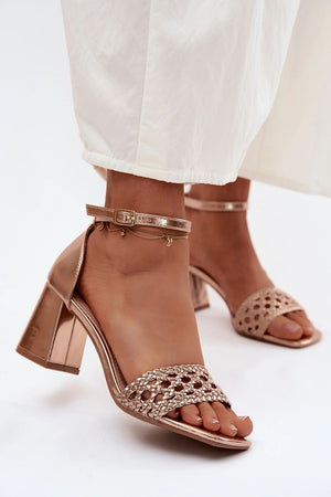  Sandály na podpatku  model 227454 Step in style 