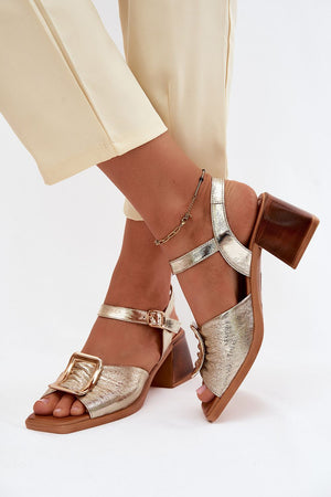  Sandály na podpatku  model 227902 Step in style 