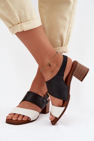  Sandály na podpatku  model 227912 Step in style 