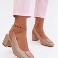  Sandály na podpatku  model 227918 Step in style 