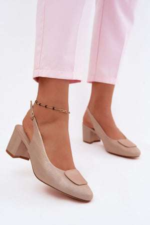  Sandály na podpatku  model 227918 Step in style 