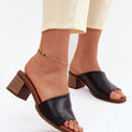  Klapky na podpatku model 227928 Step in style 