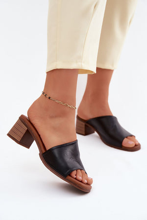  Klapky na podpatku model 227928 Step in style 