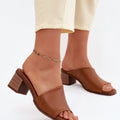  Klapky na podpatku model 227929 Step in style 