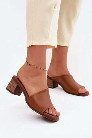  Klapky na podpatku model 227929 Step in style 