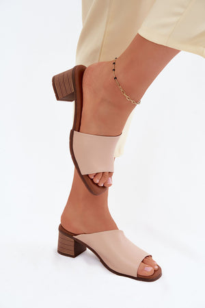  Klapky na podpatku model 227930 Step in style 