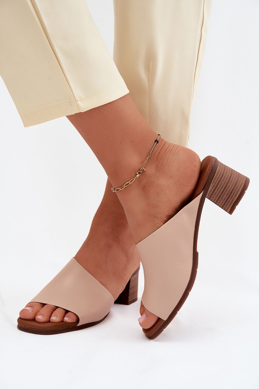  Klapky na podpatku model 227930 Step in style 