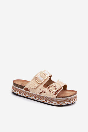  Klapky na platformě model 227935 Step in style 