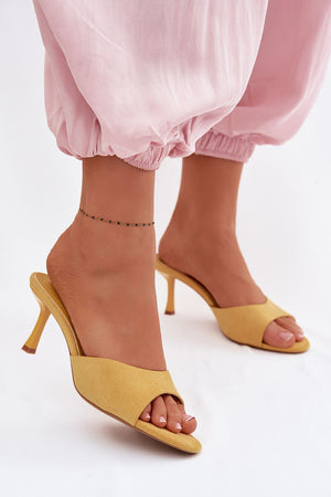  Klapky na podpatku model 227941 Step in style 