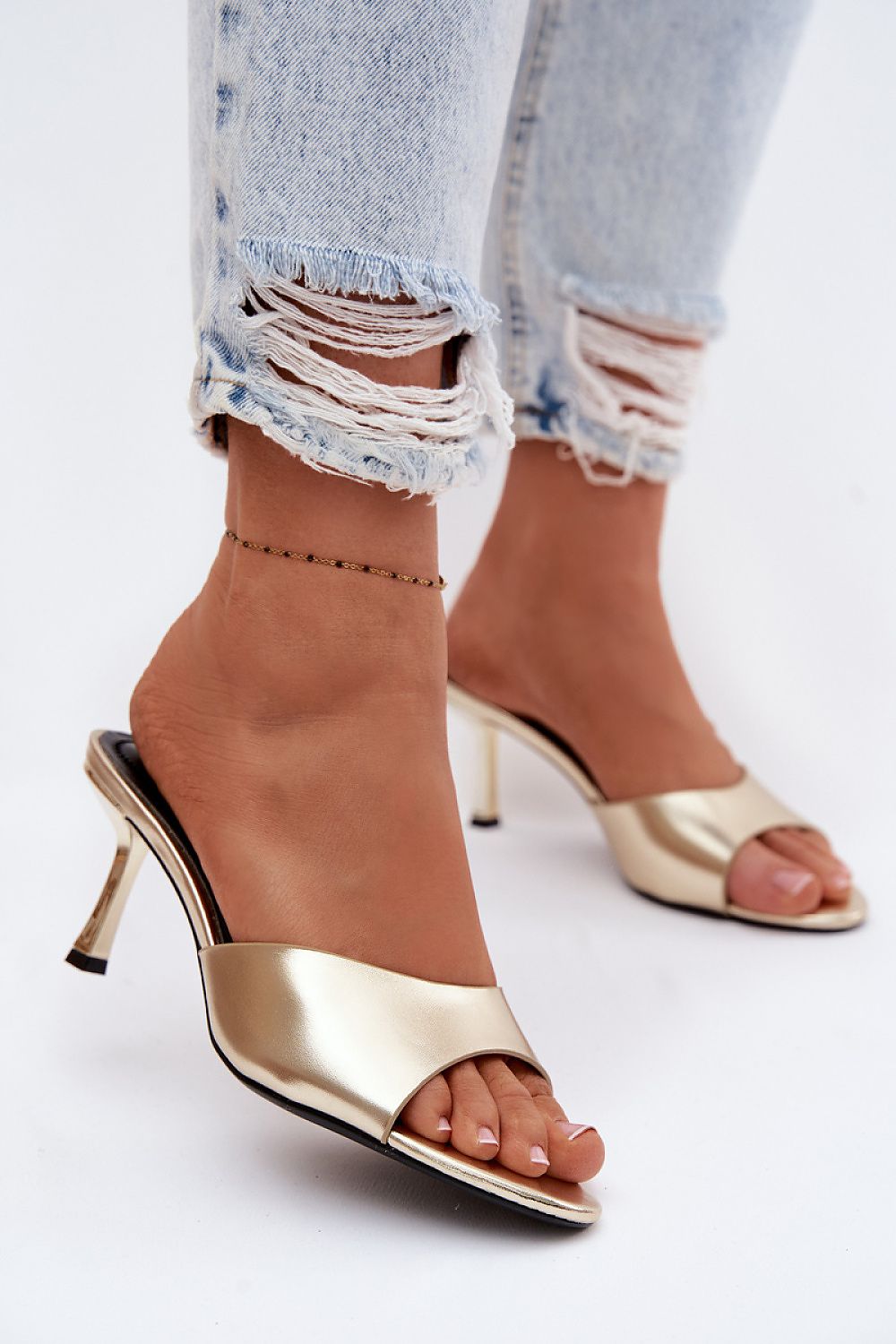  Klapky na podpatku model 227946 Step in style 