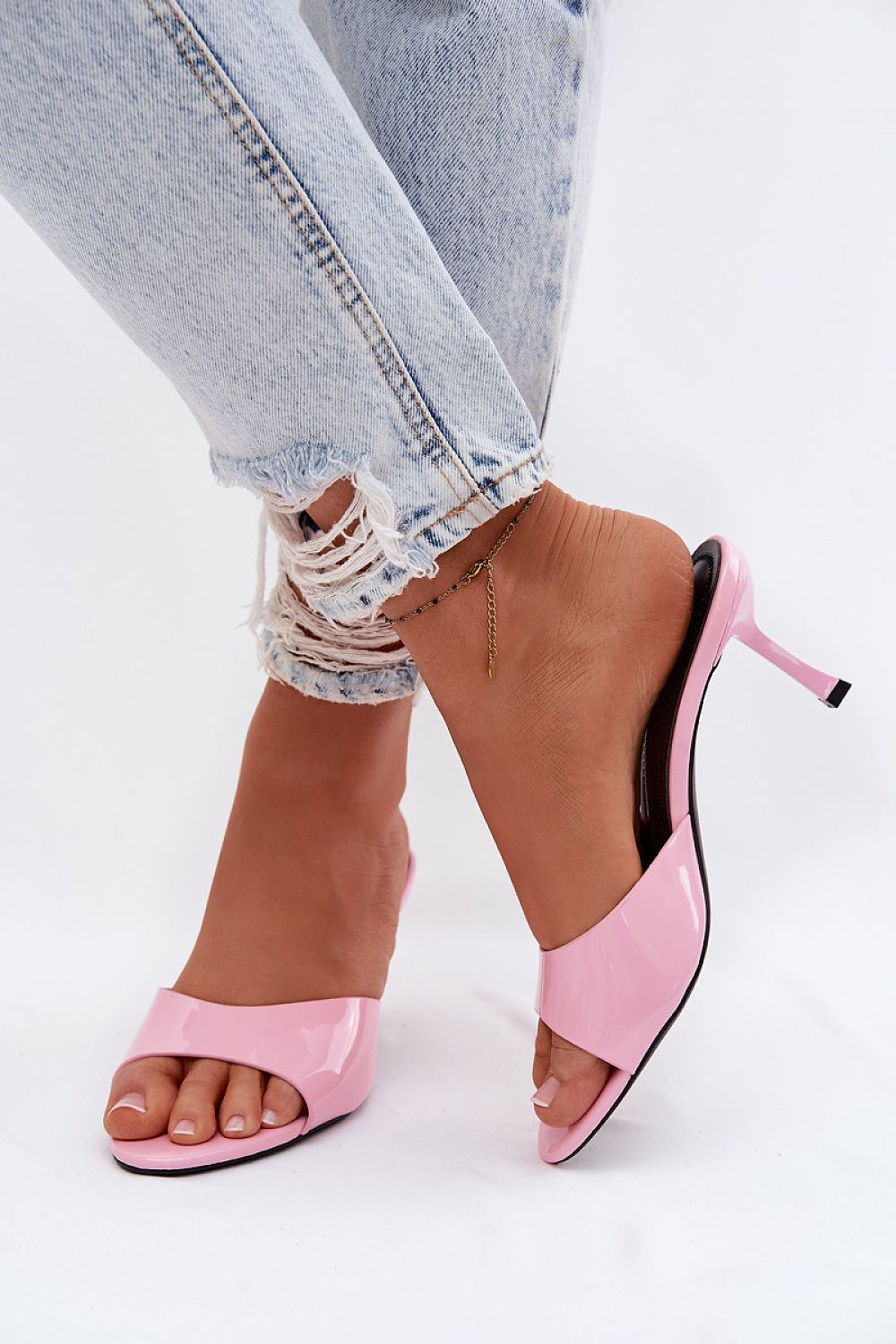  Klapky na podpatku model 227947 Step in style 