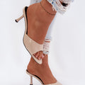  Klapky na podpatku model 227948 Step in style 
