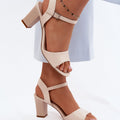  Sandály na podpatku  model 228103 Step in style 