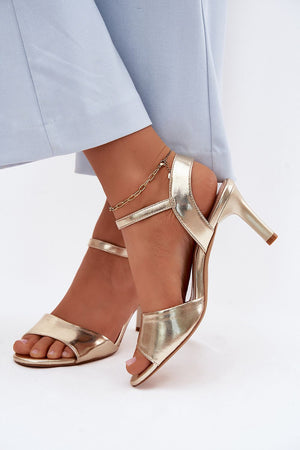  Sandály na podpatku  model 228106 Step in style 