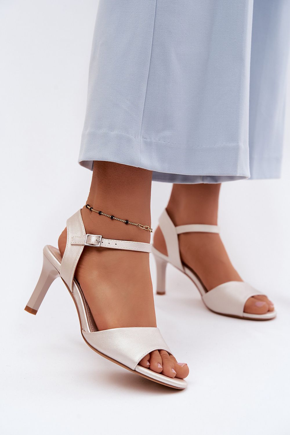 Sandály na podpatku  model 228107 Step in style 