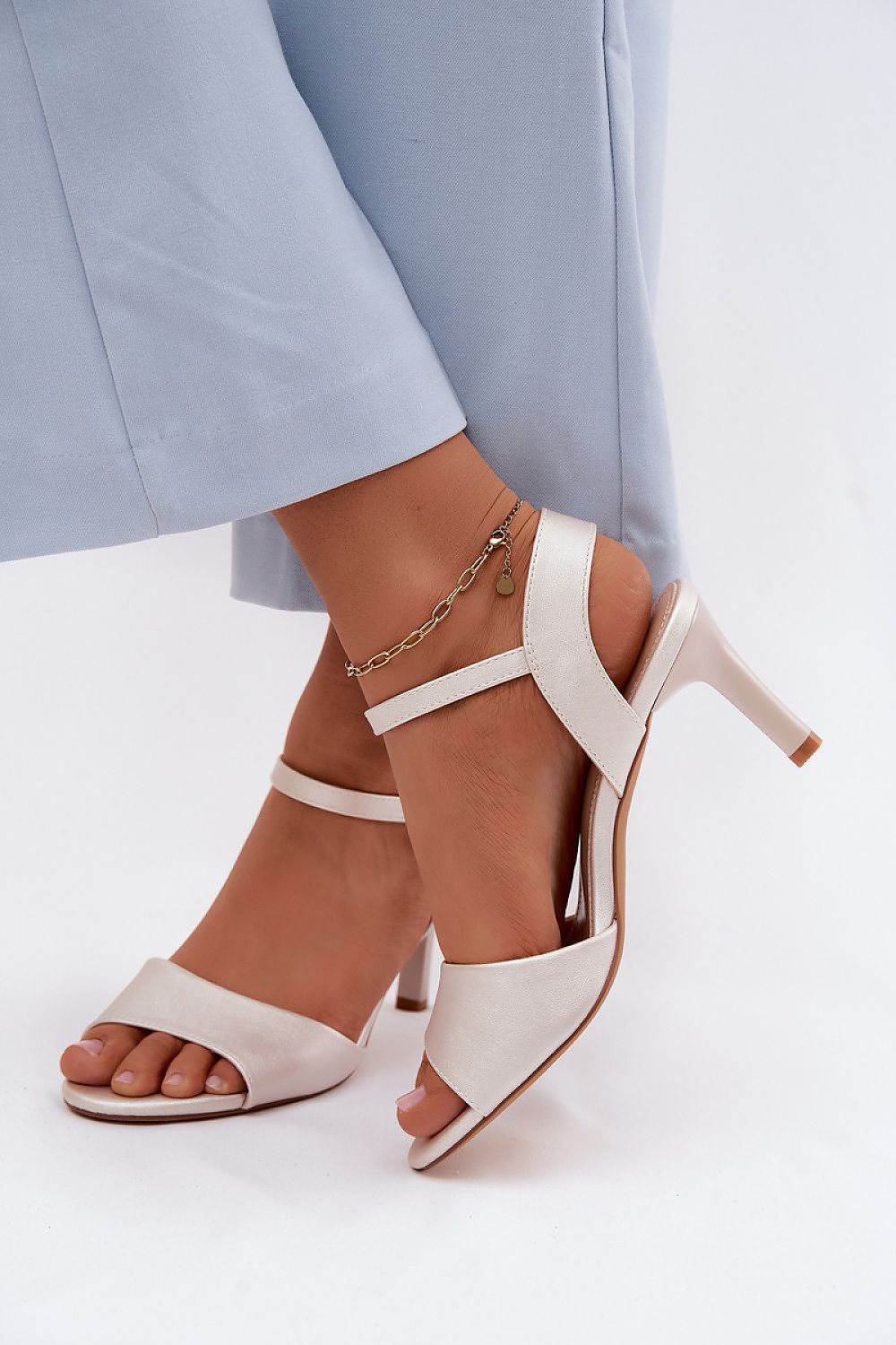  Sandály na podpatku  model 228107 Step in style 