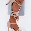  Sandály na podpatku  model 228108 Step in style 