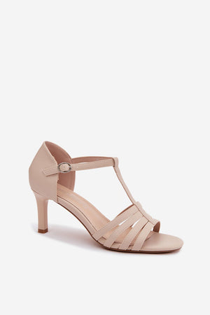  Sandály na podpatku  model 228108 Step in style 