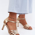  Sandály na podpatku  model 228109 Step in style 