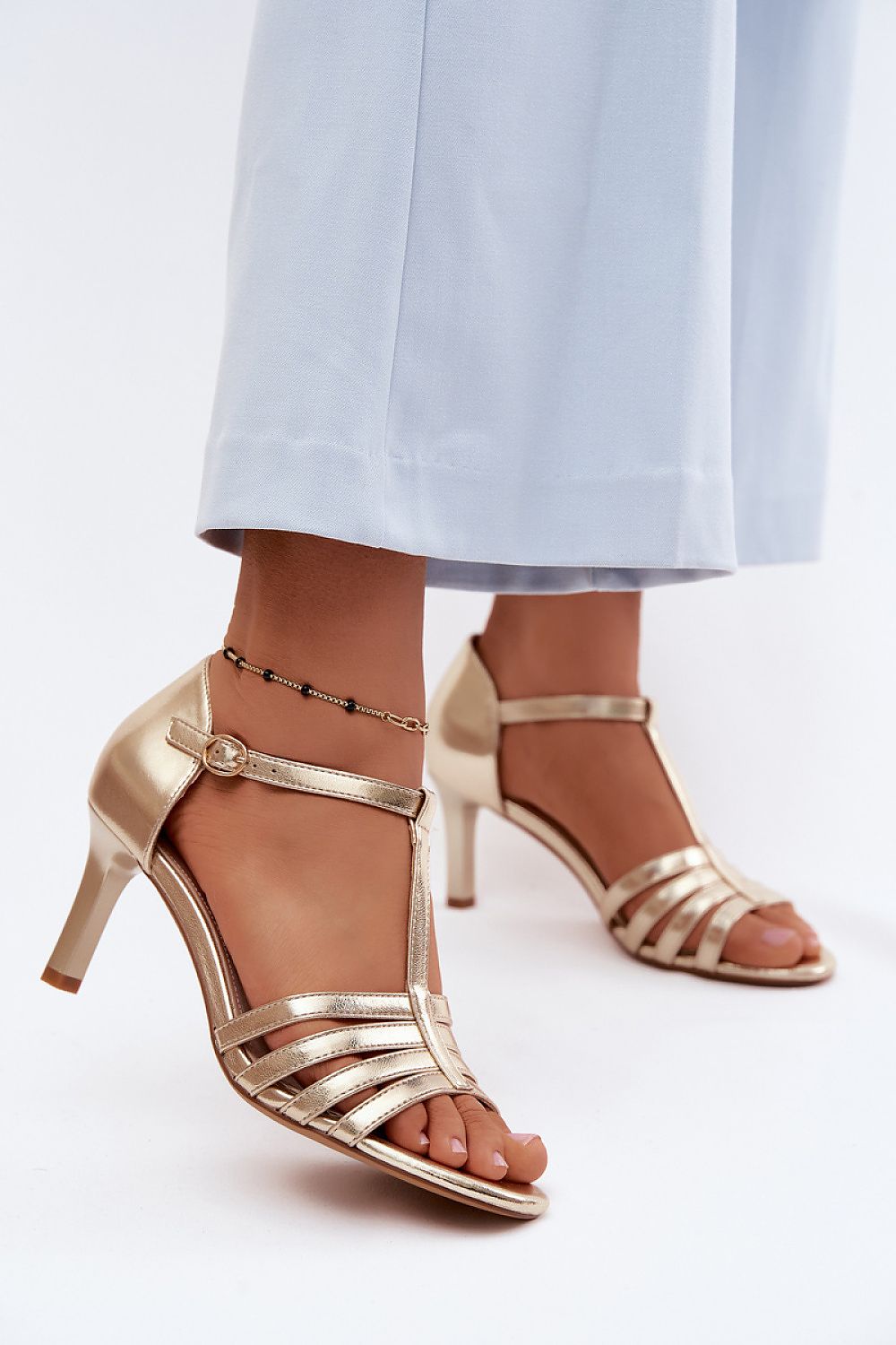  Sandály na podpatku  model 228109 Step in style 