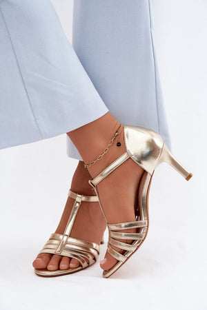  Sandály na podpatku  model 228109 Step in style 