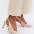  Sandály na podpatku  model 228112 Step in style 